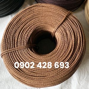 Dây Giấy Se Ba Màu Nâu Cà Phê