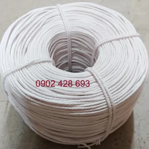 Dây Giấy Se Ba Màu Trắng 4mm