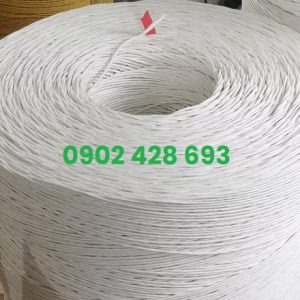 Dây Giấy Se Đơn Màu Trắng