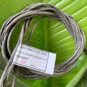 Dây Giấy Se Đơn Màu Xám Xi